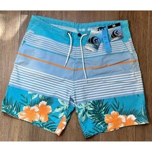 Wave Life New Men's Size 36 Board Shorts Surfing Swimming Trunks Travel Resort